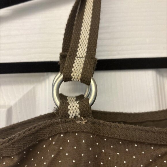 Brown 14X15" Spotted Old Navy Shopper Tote Handbag Purse - Picture 3 of 10